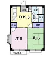 エルディム西Bの間取り画像