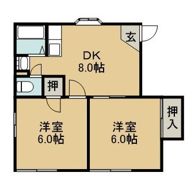 コーポかおりA棟の間取り画像