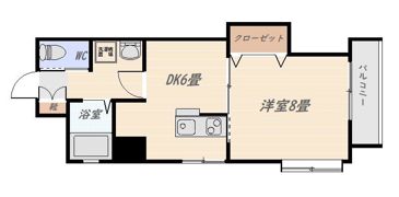 フォンス加治屋町の間取り画像