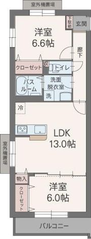 サンガーデンの間取り画像
