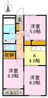 グリーンハイツ小山の間取り画像