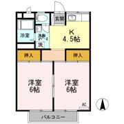 エステート中島 北館の間取り画像