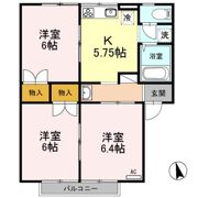 サンロード小山 Aの間取り画像