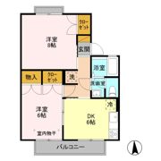 ライブタウン平林 Aの間取り画像