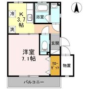 リバティーフジ Aの間取り画像