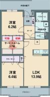 ガーデンヒルズ さくらの間取り画像