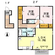 Ciel Fujisaki(シエル フジサキ)の間取り画像