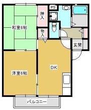 ヴィラⅢの間取り画像