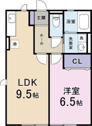 レスポワールAの間取り画像