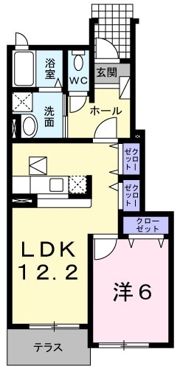 ラ・フルールⅣの間取り画像
