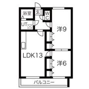 千寿パレスの間取り画像