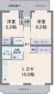 ベアテスPTMの間取り画像