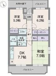 アビタシオン松長の間取り画像