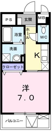 フォルシュ・Kの間取り画像