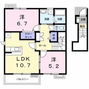 グレイスフル熊野の間取り画像