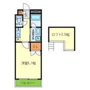 プレベール千里中央の間取り画像