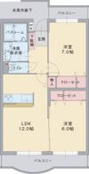 ベアテスPTMⅡの間取り画像