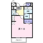 オーキッド勝山の間取り画像