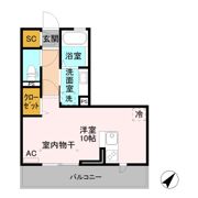 アレーズ ジュアンの間取り画像