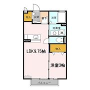 セジュール ベルの間取り画像