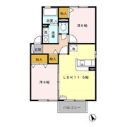 ロイヤルガーデン沢村 D/E/Fの間取り画像