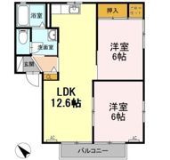 サンビレッジ Cの間取り画像