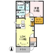 エステート中島 南館の間取り画像