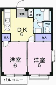 ハイツビューグリーンAの間取り画像