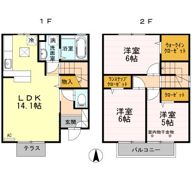 ルアージュ Bの間取り画像