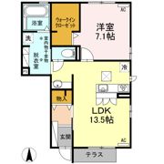 ラフィーネ ヴィーヴル Ⅰの間取り画像