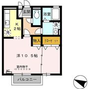 ラ・メーグⅡの間取り画像