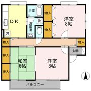 グレイスタウン Ⅱ Aの間取り画像