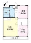 メゾンデンベイαの間取り画像