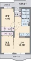 アビタシオンAの間取り画像