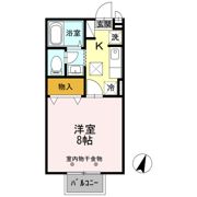 Maison West(ﾒｿﾞﾝｳｴｽﾄ)の間取り画像