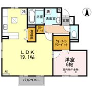 Ciel Fujisaki(シエル フジサキ)の間取り画像