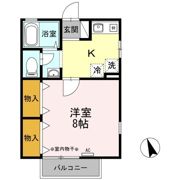 レジデンス開松の間取り画像