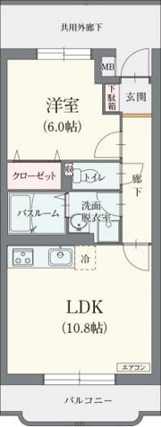 アビターレ上土狩の間取り画像
