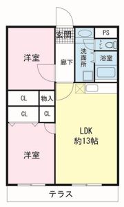 クレアトゥールの間取り画像