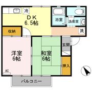 ピースタウン・アイリス Bの間取り画像