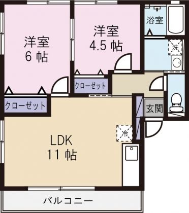 アクティブシティーA_間取り_0