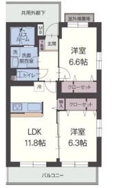 ペアーフィールドBの間取り画像