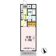 クレセントハウス・七瀬の間取り画像