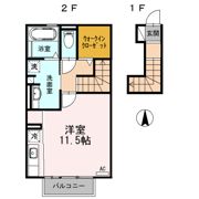 メゾン四日町の間取り画像