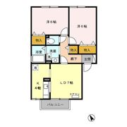 プレジール藤森 Ⅱの間取り画像