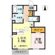 プリマージュ Aの間取り画像