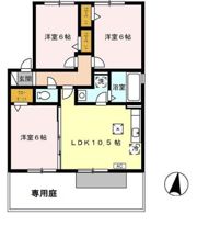 セジュールSakura A棟の間取り画像