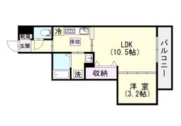 リーベンパレス小松原の間取り画像