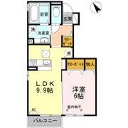 セジュール上徳間 Cの間取り画像