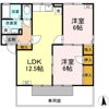 セジュールくりの間取り画像